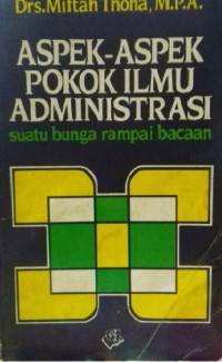 Image of Aspek-Aspek Pokok Ilmu Administrasi