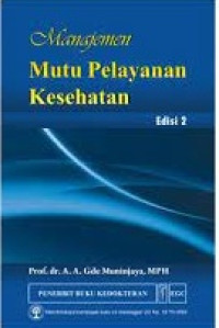 Image of Manajemen Mutu Pelayanan Kesehatan